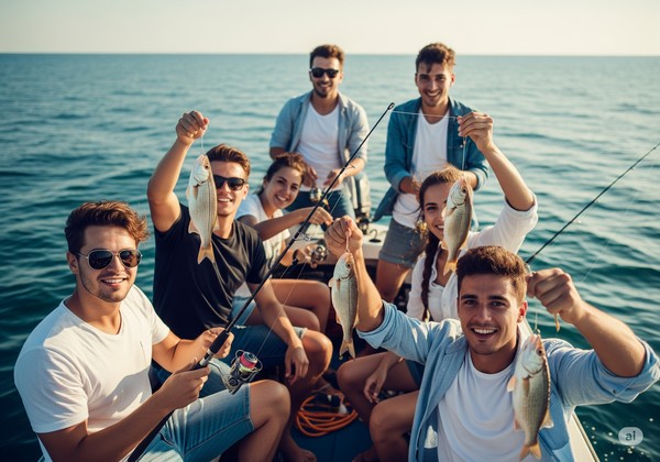 Риболовля в Затоці Риболовля в Затоці на човні