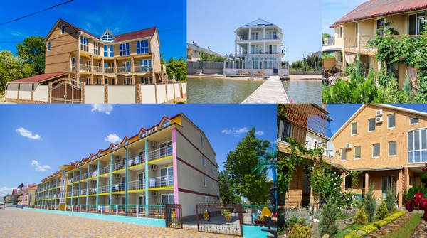 Затока. Бази та пансіонати Типи житла в Затоці. Бази, міні-готелі та пансіонати